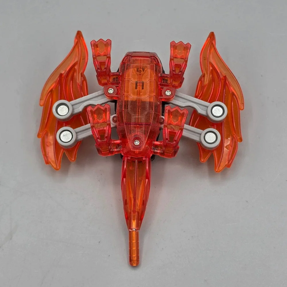 Tomy Beast Saga BS-41 Fire Phoenix Translucent Red Dragon Figure Toy